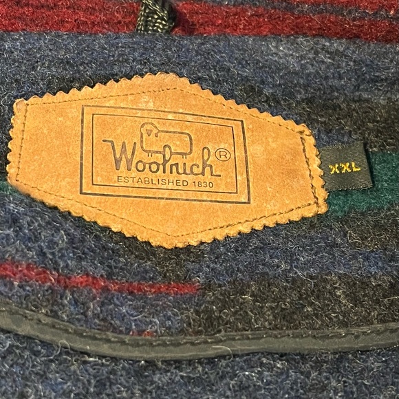 VTG Woolrich Southwest Blanket Jacket Men’s XXL - Picture 10 of 11